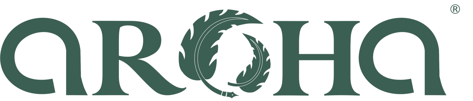 AROHA registered brand logo